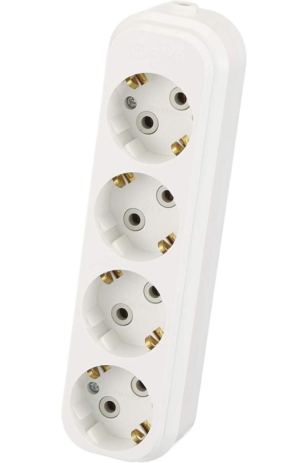 STOREMAX-Svticaret Eco Group Socket, Quadruple, Grounded, with Terminal Block Mhm 1053513 1