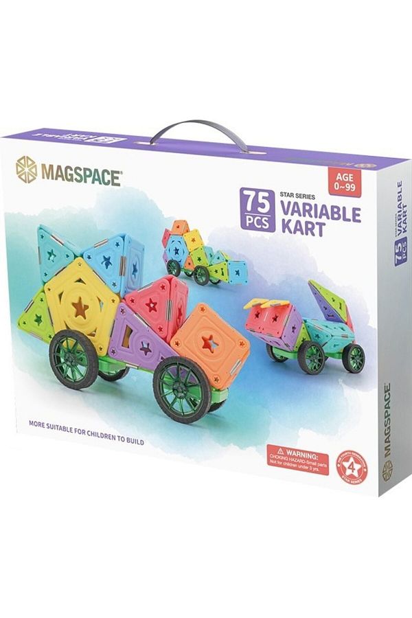 Magspace-Set de constructie magnetic Magspace - Variable kart 1