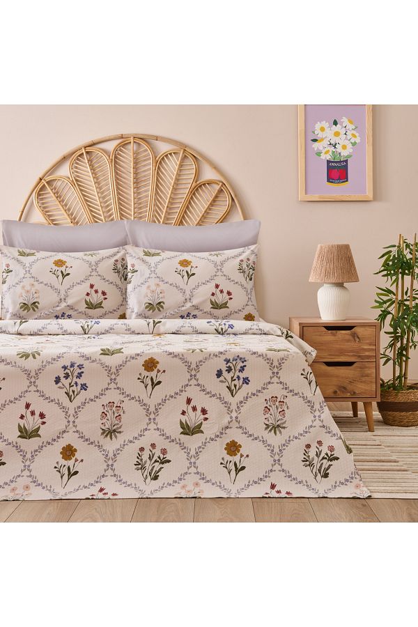 Evidea-Soft Nostra Single Pique Set - Ecru 1