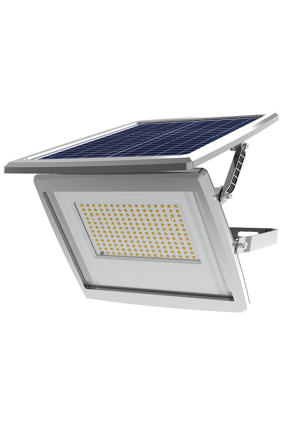 CLASSLIGHTS-Reflector solar LED, 100W, panou solar policristalin, interior/exterior, baterie 10.000 mAh 1