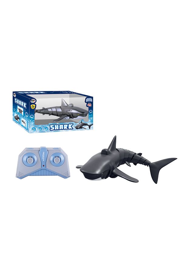 Power Joy-Remote Control Shark 2.4G with Light | Shark-Shaped Remote Control Toy for Kids 1