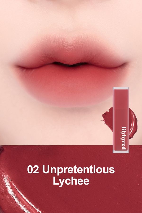 lilybyred-Mood Liar Velvet Tint / Velvet Finish Matte Tint - 02 Unpretentious Lychee 1
