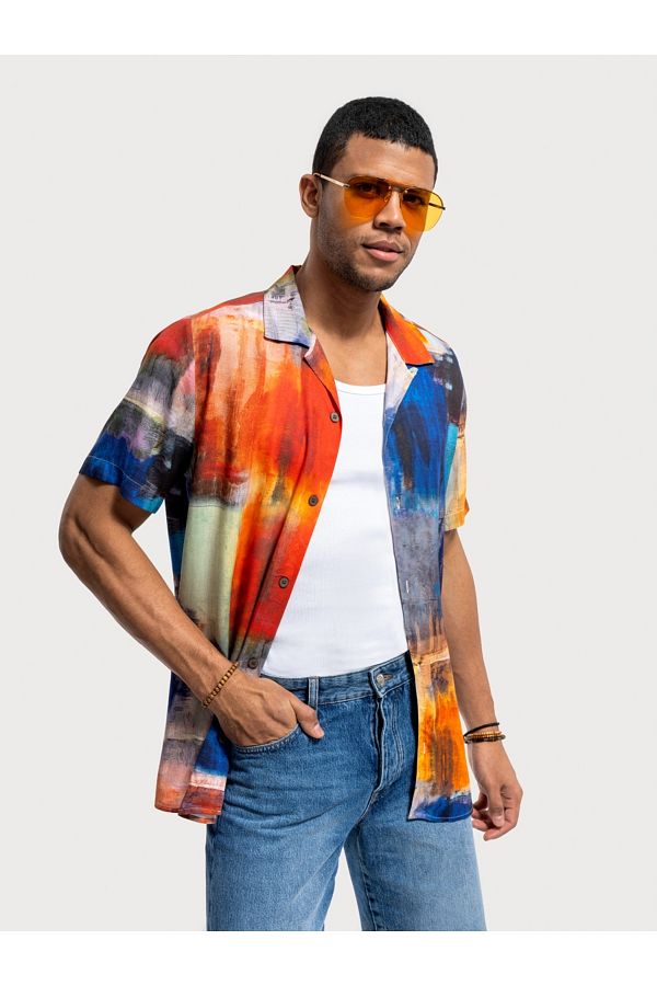 Loft-Comfortable Cut Men's Shirt - Sleeves 1