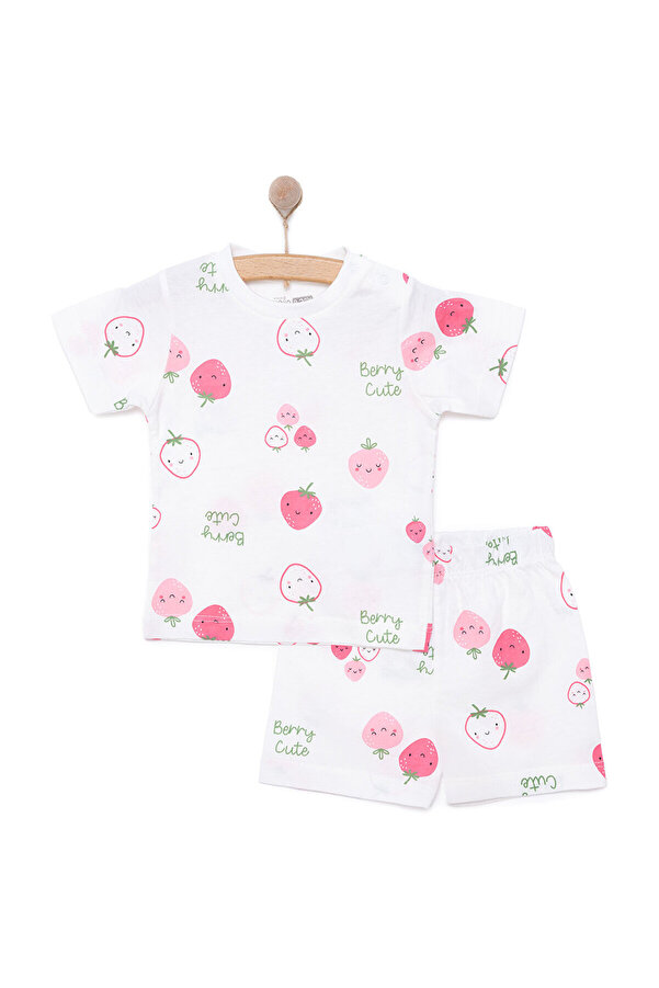 ebebek Hello Baby HelloBaby Kız Kısa Kol Pijama Takımı Kız Bebek