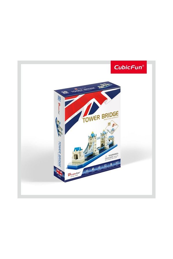 Cubic Fun-Cubic Fun - Tower Bridge 3D Puzzle (Medium Level 52 Pieces) 1
