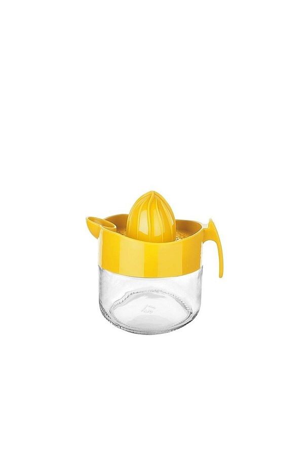 BRAVES-Lemon Squeezer with Hopper Practical Lemon Squeezing Apparatus with Handle 1