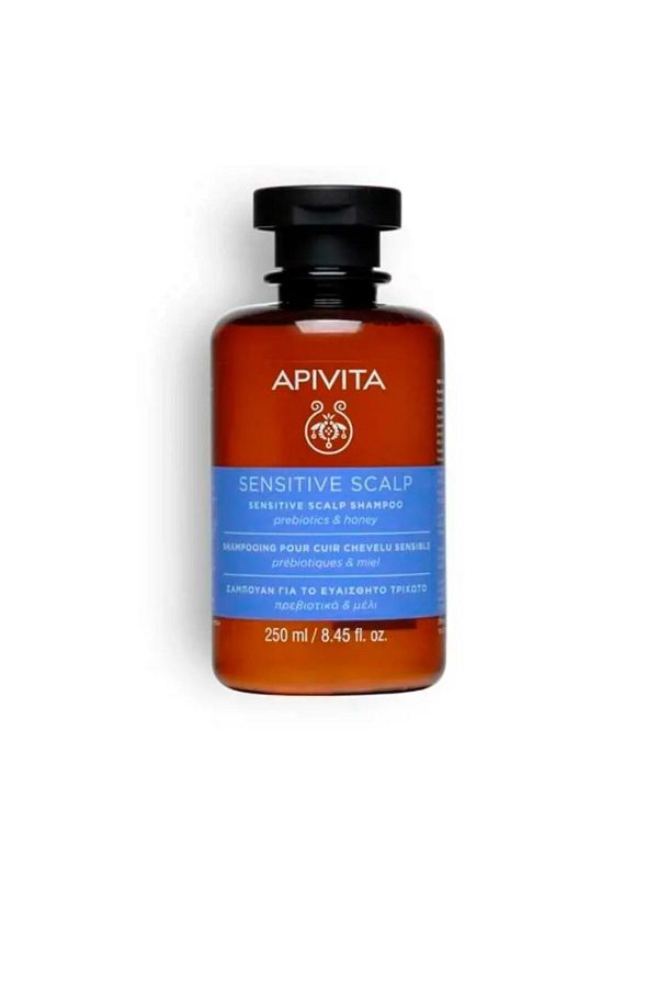 Apivita-Shampoo for sensitive scalp with prebiotics and honey 1