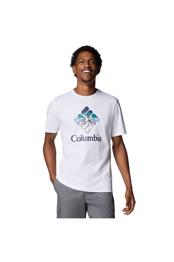 Columbia-CSC M Heavenly Stacked Gem SS Tee Erkek Kısa Kollu Tişört CS0413 1