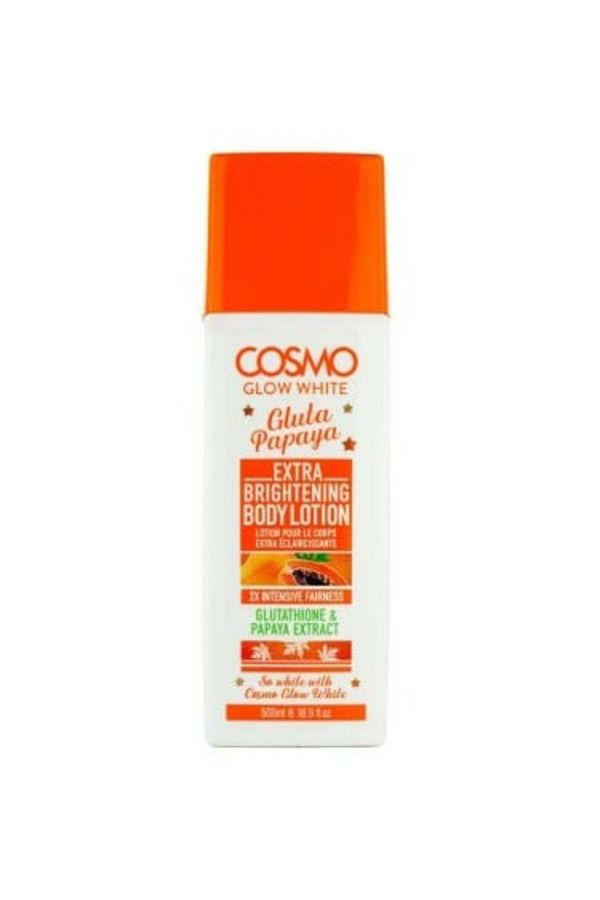 Cosmo-لوشن الجسم المتوهج الأبيض مع الجلوتاثيون ومستخلص البابايا من كوزمو، 500 مل 1