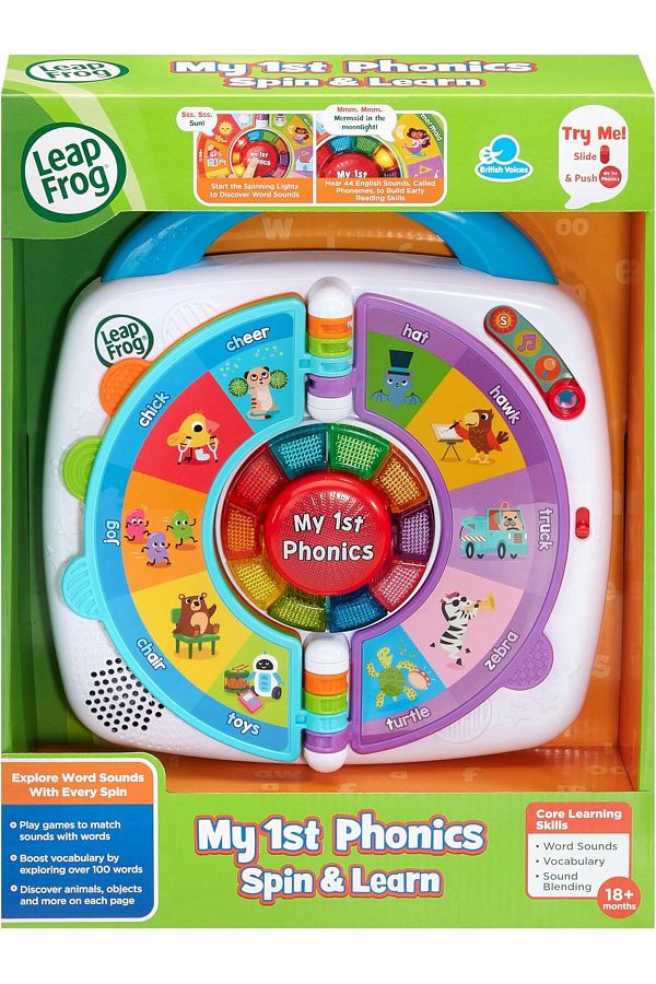 LeapFrog-My 1st Phonics Spin & Learn 80-618903 1