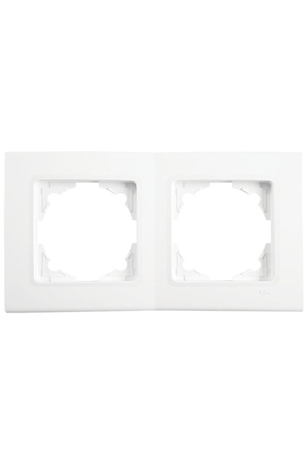 Ledarmy-Karen 2-Piece White Socket Frame Stylish and Practical Frame 1