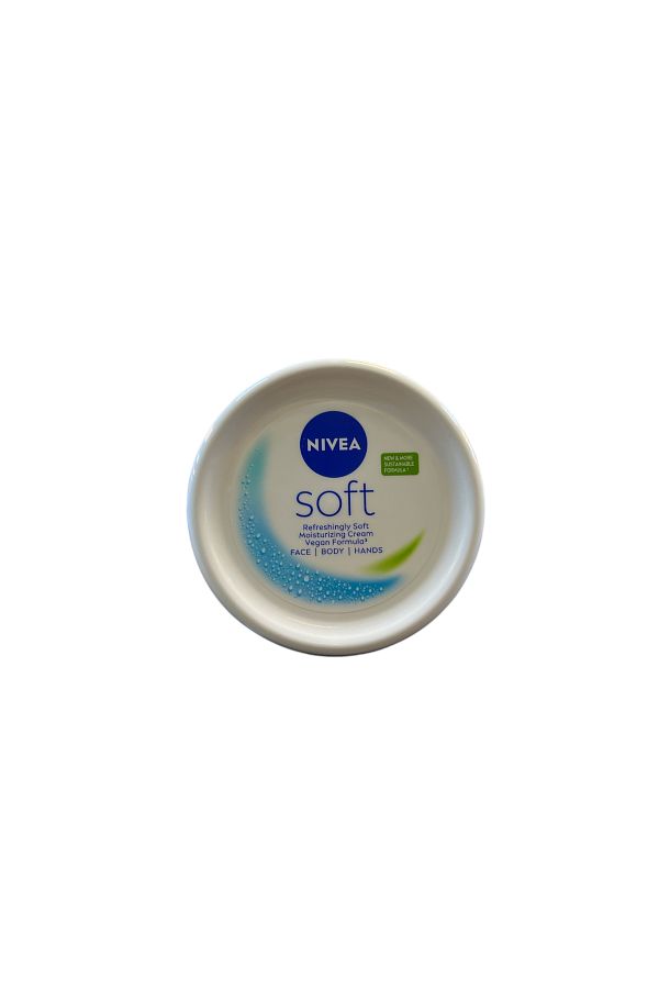 NIVEA-NIVEA Soft & Refreshing Moisturizing Cream for Face, Body and Hands - 200ml 1