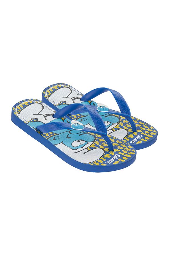 SMURFS-Blue Children's Slippers - Flip Flops, Size 25/34 1