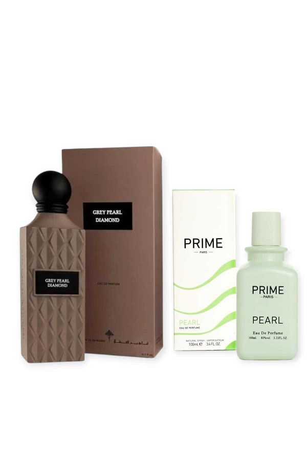 IBRAHEEM AL.QURASHI-Ibrahim Al Qurashi Abraq Gray Pearl Diamond Perfume with Prime Frames 250ml 1
