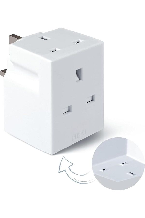 Generic-ADMORE 13A 3-WAY Universal Multi Adaptor PC NV510 - Convenient Power Solution for Home and Office 1