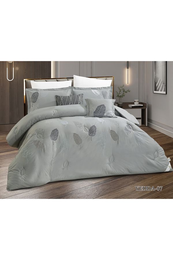 Levore-Horse comforter set, made of silky-soft 100% cotton, with a modern and distinctive pattern that satisfies all tastes, 8 pieces, king size 1