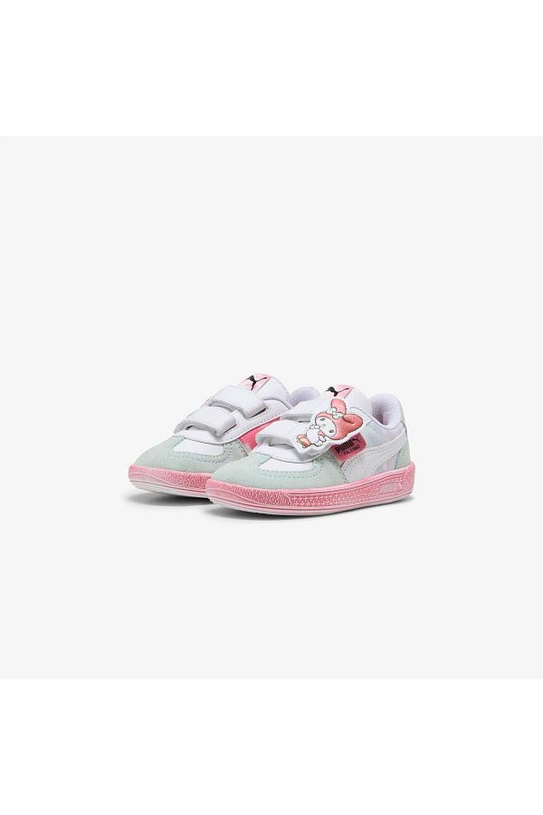 Puma-حذاء رياضي باليرمو هالو كيتي آند فريندز بيبي أبيض/وردي 1