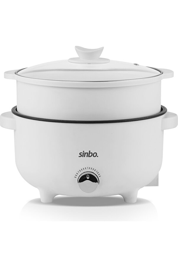 Simbo 3 Litre Çok Fonksiyonlu Buharlı Pişirici Güveç, Pilav, Çorba, Haşlama 700W SCO-5061