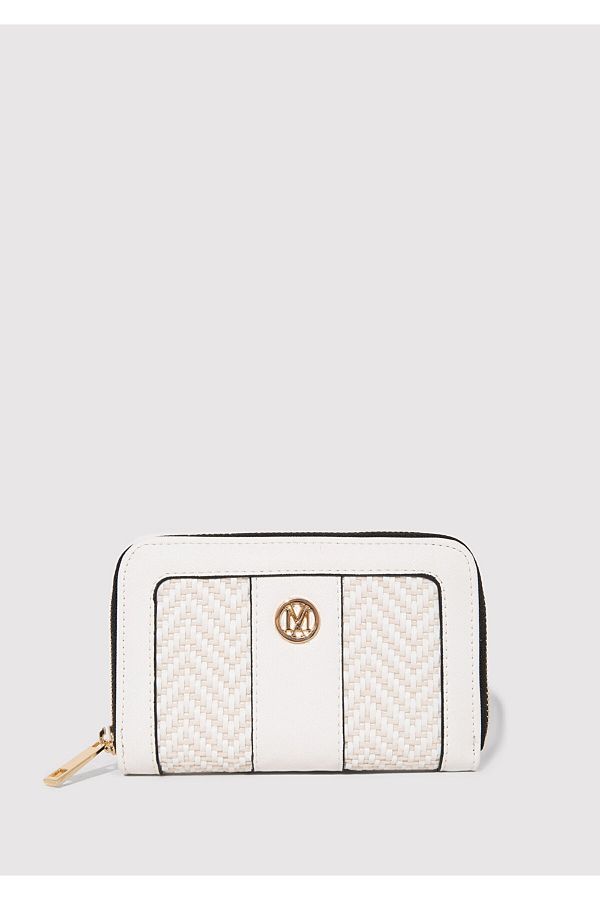 Mavi-White Wallet with m Logo Detail 1913130 -620 1