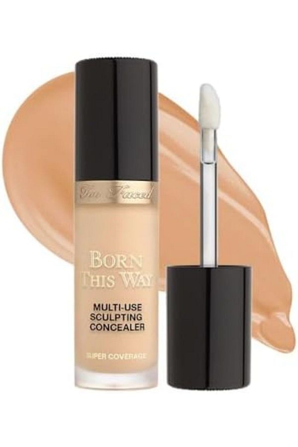 Too Faced-Born This Way Super Coverage Multi-Use Concealer | Full Coverage, Oil Free, Long Lasting + 1