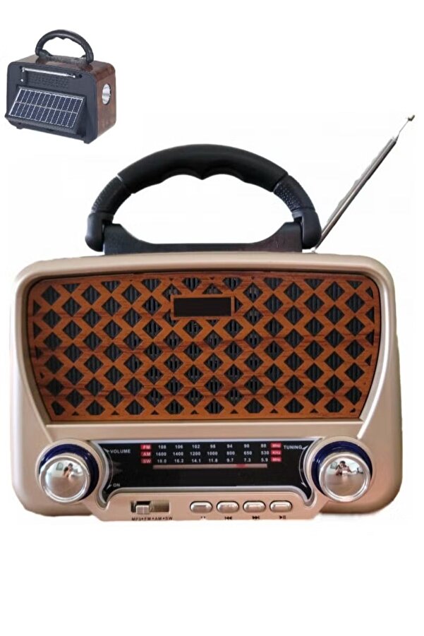 Denx-Dx2435 Rechargeable Hi-fi Radio With Remote Control, Large Capacity Battery 1