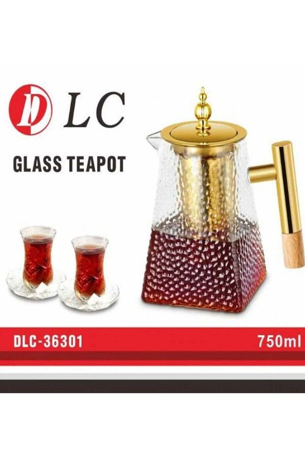 DLC--36301 Glass Teapot With Filter 750ML 1