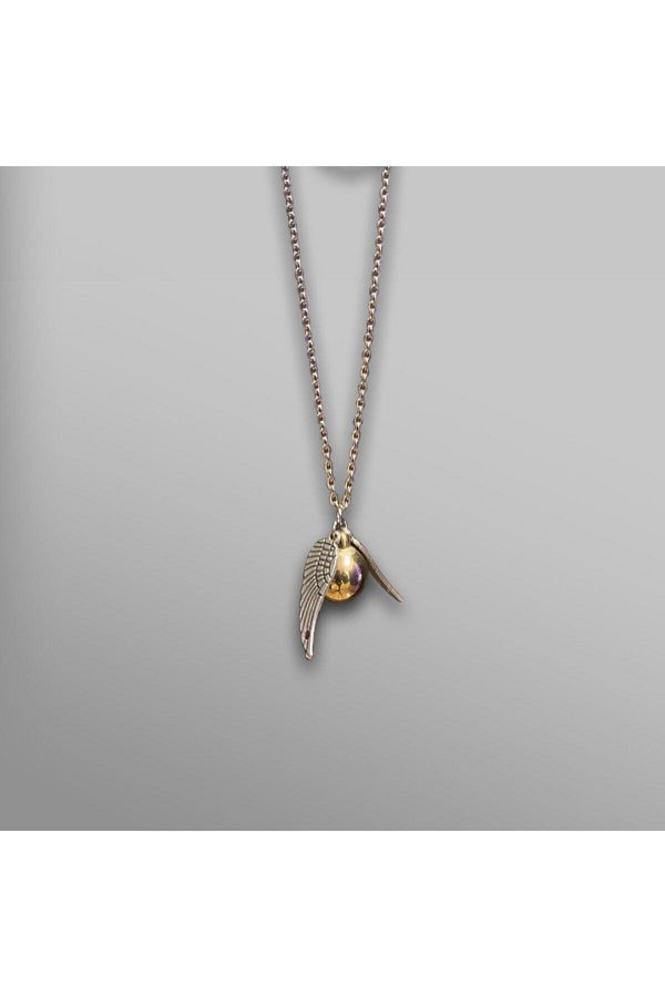 Sihir Dükkanı-Snitch Golden Harry Potter Unisex Women Men Necklace 1