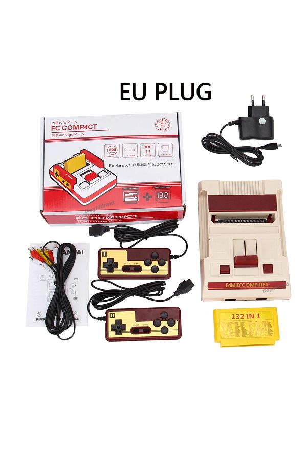 Choice-Eu Plug New 8 Bit Retro Classic Av Out Tv Video Game Console Family Handheld Game Players For Fc Gam 1