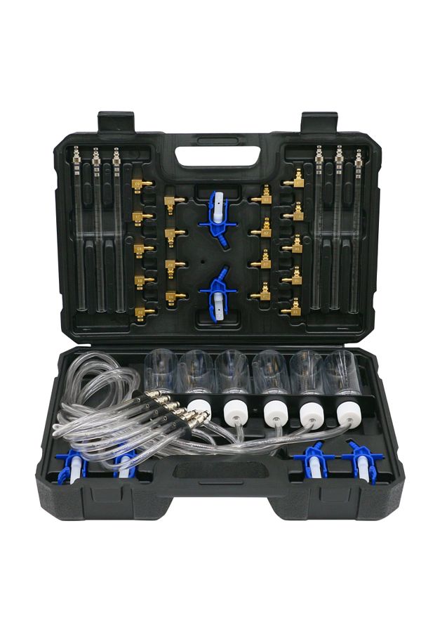 Choice-Diesel Engine Injector Flow Meter Test Kit 6-cylinder Common Rail Adapter Leak Diagnosis Kit 1