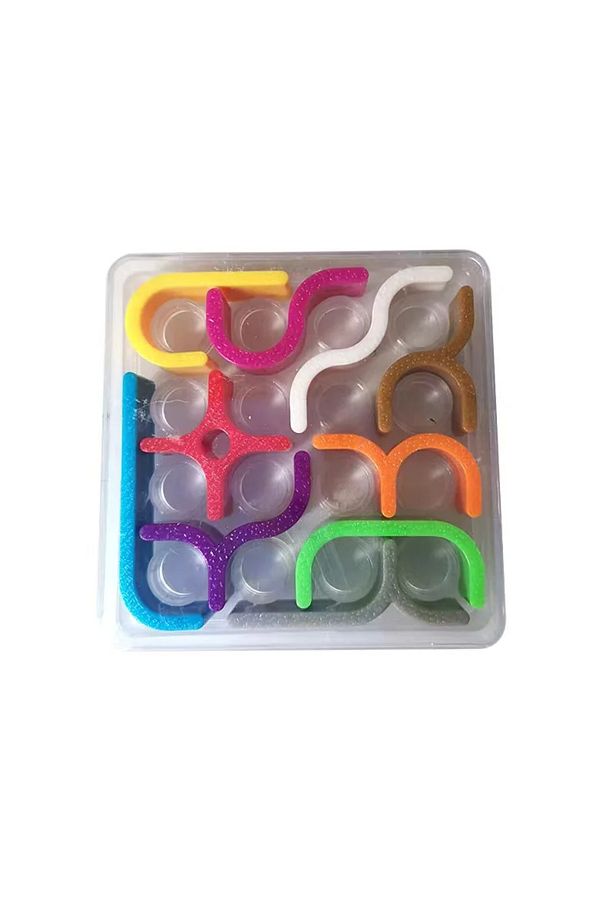 Choice-White Creative 3d Intelligence Puzzle Crazy Curve Sudoku Puzzle Games Geometric Line Matrix Puzzle T 1