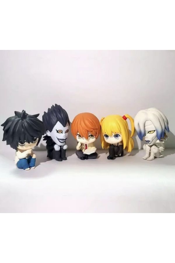 Choice-No Box 01 5pcs/set Anime Death Note Rem Ryuk Light Yagami L Misa Amane Cute Model Toys 5cm 1
