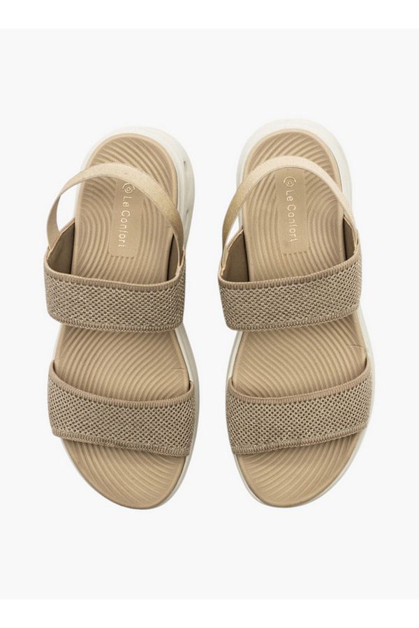 Le Confort-Textured Sandals with Backstrap 1
