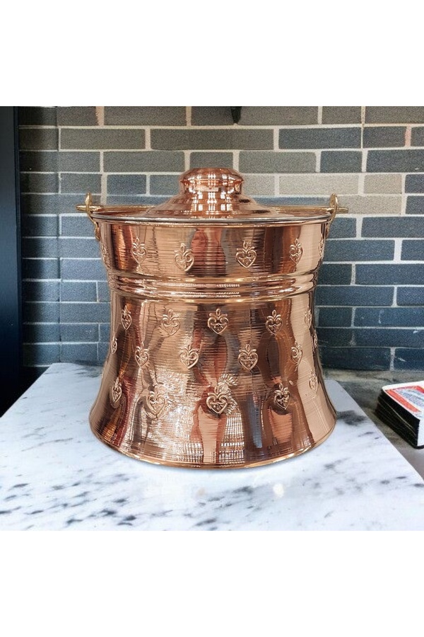 Bakır Center-Copper Copper Copper Helke Copper Sell 2 Liter Yogurt Copper Copper Hand Work 1