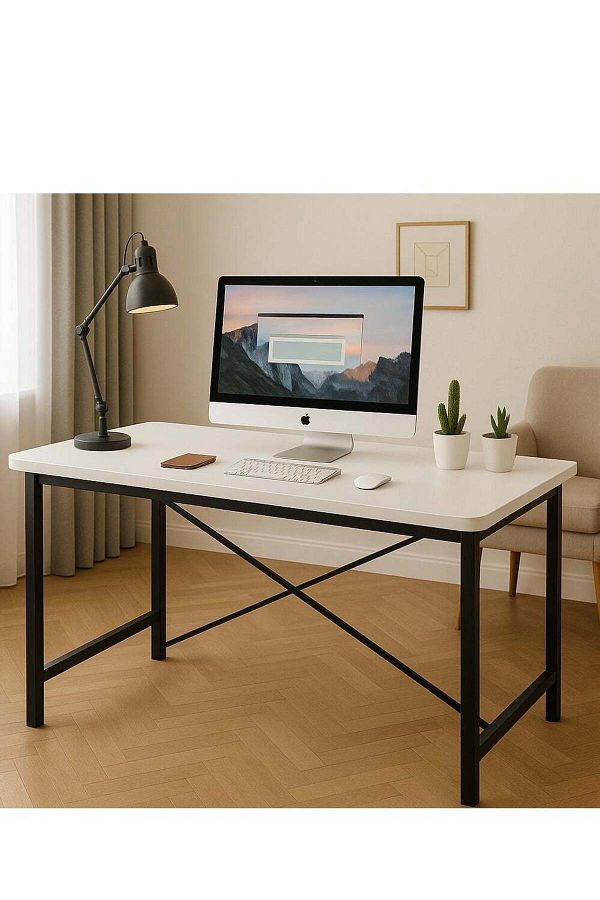 ALMUFARREJ-Computer table, office table for home, study and writing, laptop table with a modern design 1