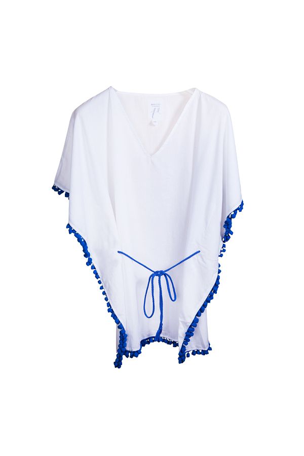 ANEMOSS-Pompom Beach Dress 1