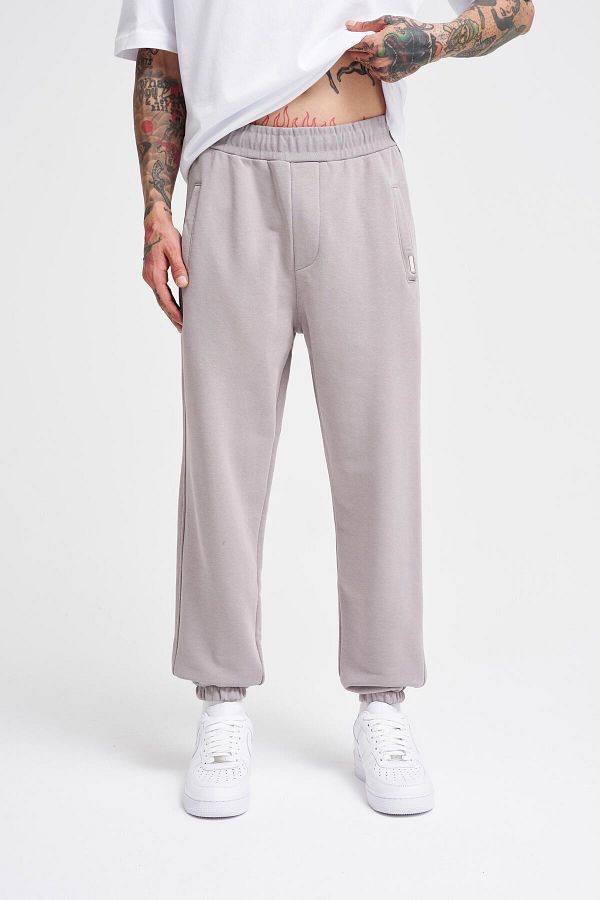 Machinist-Men's Basic Jogger Relaxed Gray Sweatpants 1
