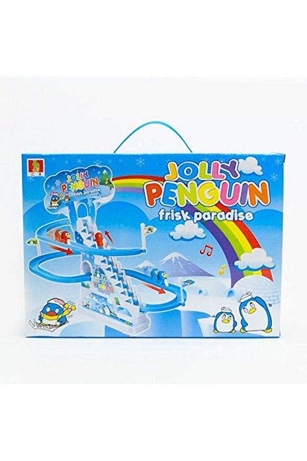 Generic-Other Play Jolly Penguin Race and Slide with Music and Battery 1