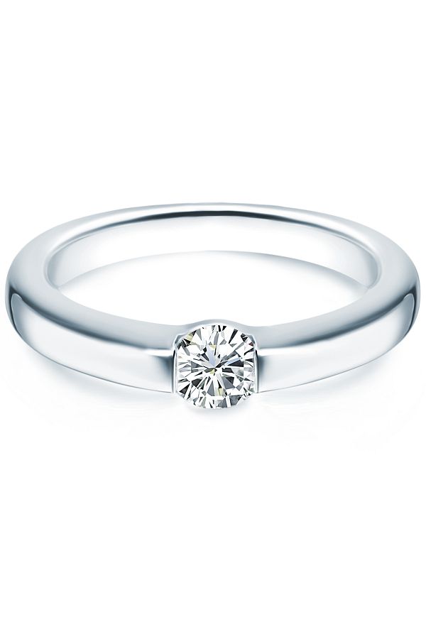 Trilani-Silberring Ring Sterling Silber Zirkonia Weiß 1