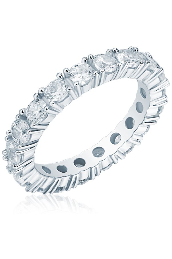 Rafaela Donata-Silberring Ring Sterling Silber Zirkonia Weiß 1