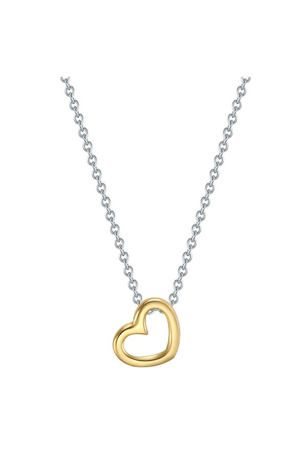 Trilani-Silberhalskette Kette Sterling Silber iki renkli 1