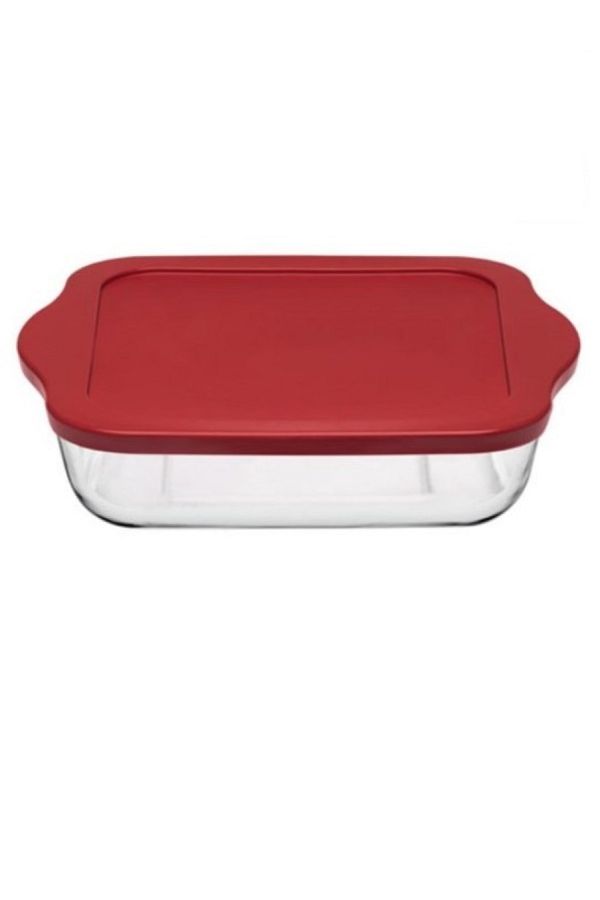 Paşabahçe-59024 Borcam Plastic Lid Square Tray 3200 Cc 1