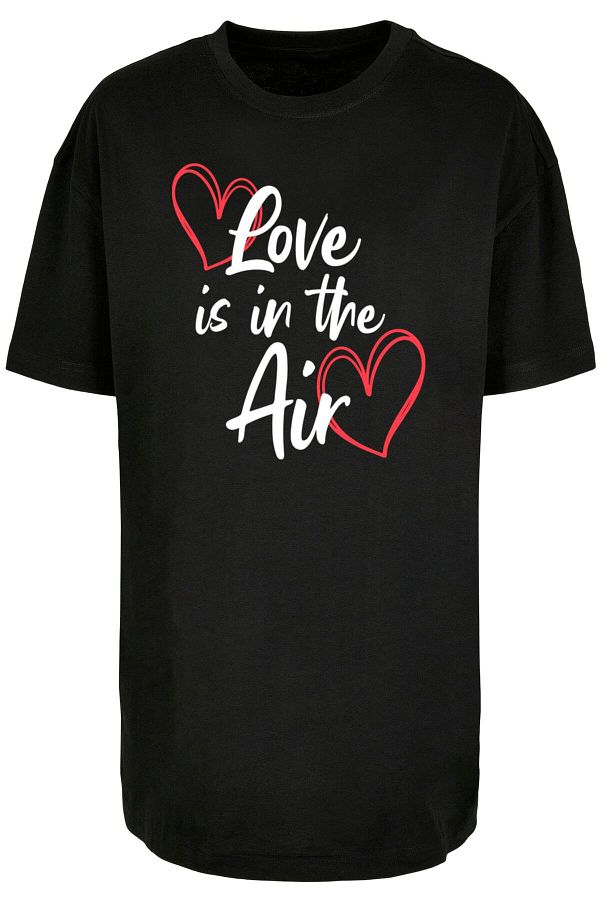 Merchcode-Damen Ladies Valentines Day – Love is in the Air Übergroßes Boyfriend-T-Shirt 1
