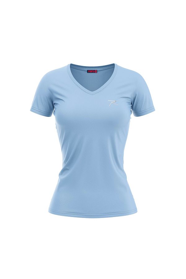 raru-Tricou de damă MULIER BLUE 100% bumbac 1