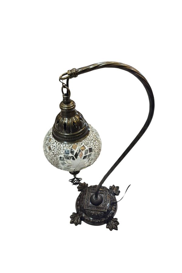 teknotrust-Mosaic Lamp Lampshade, Mosaic Table Lamp Ottoman Turkish Mosaic Swan Neck Lamp Model15 1