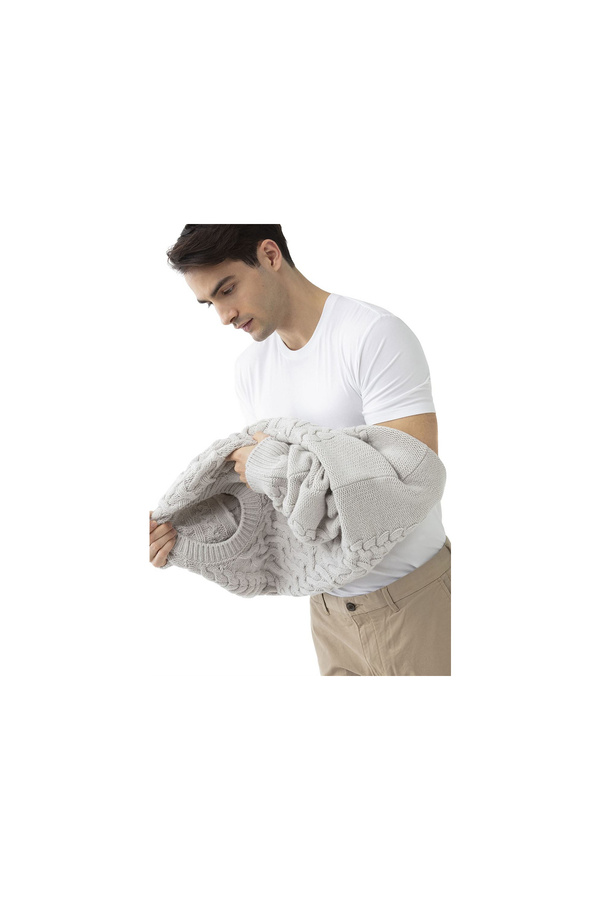MEY-Pyjama kurz für Herren in weiß 1