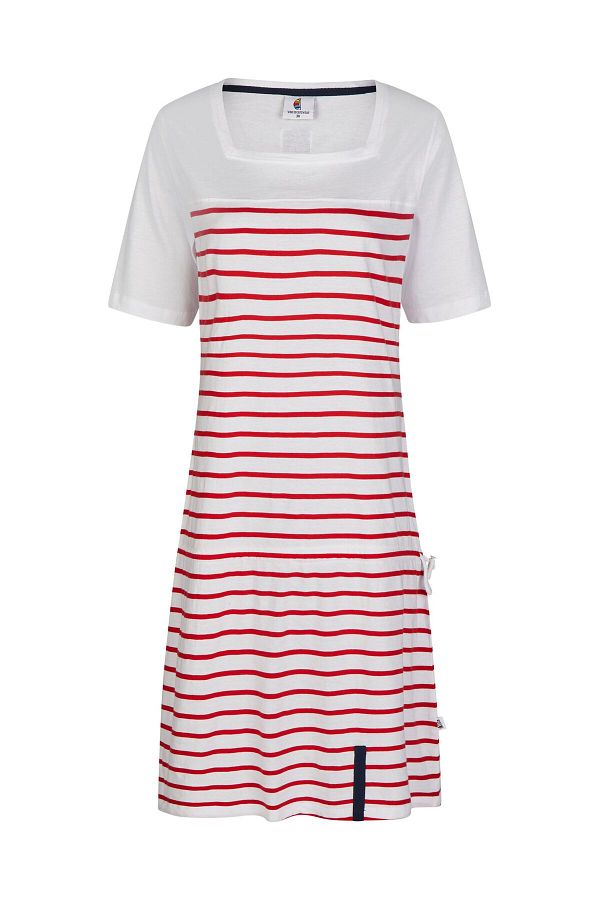 wind sportswear-Maritimes Strandkleid Gestreift, Knielang, Maritim 1