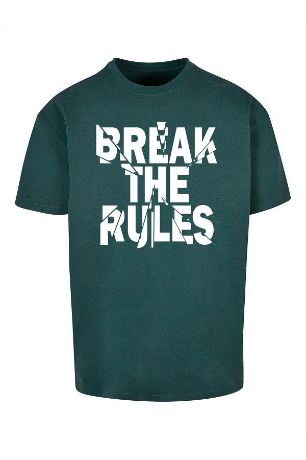 Merchcode-Herren Break The Rules 2 Heavy Oversize Tee 1