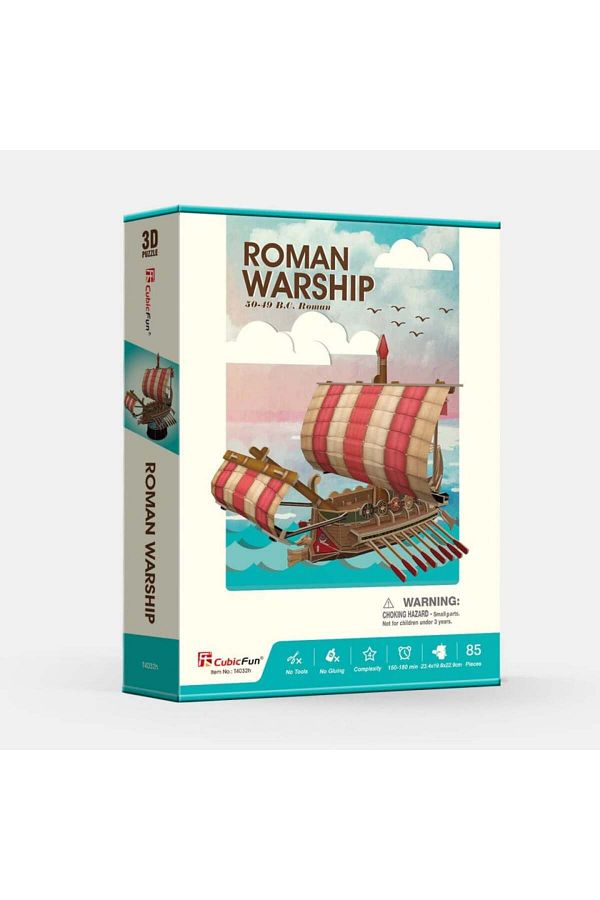 Cubic Fun-- 3D Puzzle Romanian Warship 85 Pieces 1
