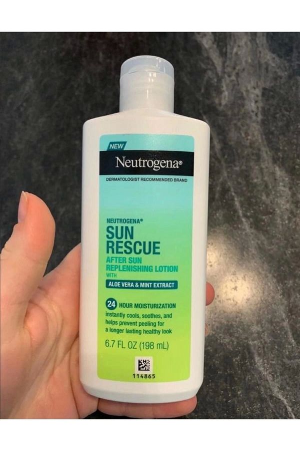 Neutrogena-Sun Rescue After Sun Lotion with Aloe Vera and Minth Extract - 198 ml 1
