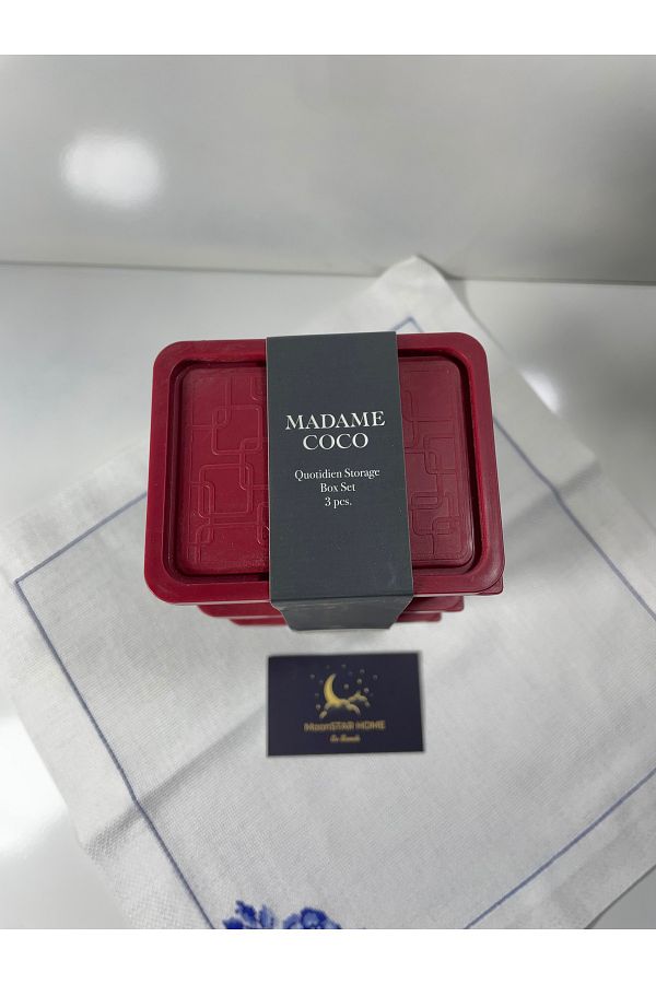 Madame Coco-Quotidien Storage Container Set (3 Pcs) 1